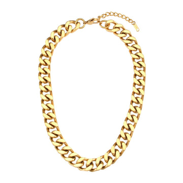 Gold Plated Chunky Necklace - SunsetFashionLA